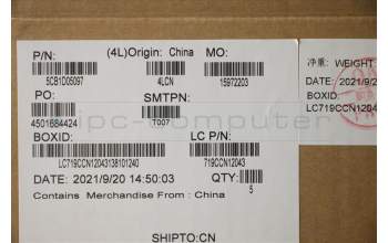 Lenovo 5CB1D05097 COVER Upper Case ASM_GER L82JH SG BU