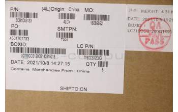 Lenovo 5CB1D05133 COVER Upper Case ASM_SPA L82K6 GY