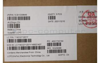 Lenovo 5CB1D09649 COVER Upper Case ASM_BEL L82JF SGw/WHWRF