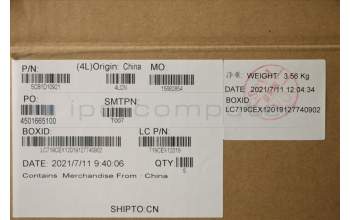 Lenovo 5CB1D10921 COVER Upper Case ASM_RUS L82JK BU RGB