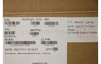 Lenovo 5CB1D10937 COVER Upper Case ASM_UKE L82JK BU WH