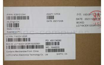 Lenovo 5CB1D12341 COVER Upper Case ASM_ITA L82JK BU WH