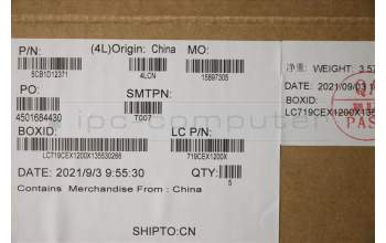 Lenovo 5CB1D12371 COVER Upper Case ASM_HUN L82JK SG BU