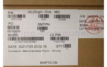 Lenovo 5CB1D12390 COVER Lower Case L 82NJ LS W/GRAPHITE