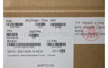 Lenovo 5CB1D12400 COVER Upper Case ASM_GRE L82N7 SG