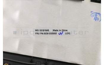 Lenovo 5CB1D20052 COVER Upper Case ASM_UKE L82JN PHA_BU