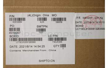 Lenovo 5CB1D20054 COVER Upper Case ASM_FRA L82JN PHA_BU