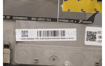 Lenovo 5CB1D20076 COVER Upper Case ASM_NORDIC C 81XE BLKB