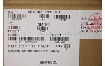 Lenovo 5CB1D33468 C-Cover with keyboard,Czech Slovakian,Grey,Backlight