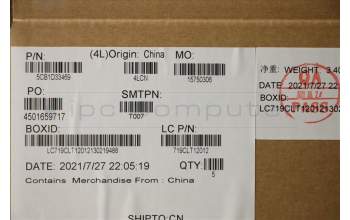 Lenovo 5CB1D33469 COVER Upper Case ASM_ENG L82M8 GY BL