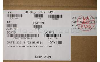 Lenovo 5CB1D33492 COVER Upper Case ASM_FRA L82M8 GY NBL