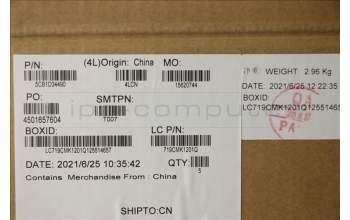 Lenovo 5CB1D34490 COVER Upper Case ASM_USA ENG L82NJS/GDIS