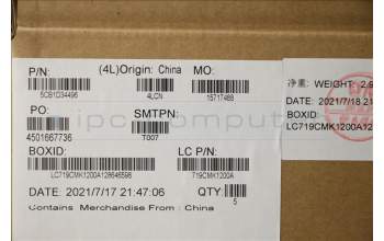 Lenovo 5CB1D34496 COVER Upper Case ASM_GER L82NJ S/G DIS