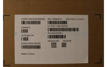 Lenovo 5CB1D66558 COVER Upper Case ASM_POR WT 82KF SR