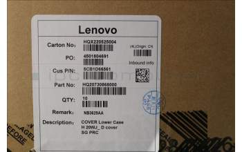 Lenovo 5CB1D66561 COVER Lower Case H 20WJ_ D cover SG PRC