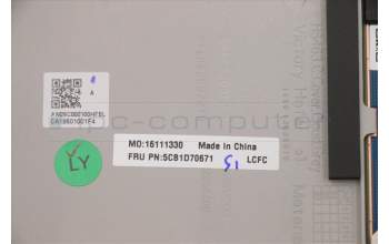Lenovo 5CB1D70671 COVER Upper Case ASM_ENG L82L0 CGY