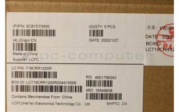 Lenovo 5CB1D70690 COVER Upper Case ASM_SPA L82L0 CGY