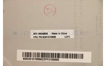 Lenovo 5CB1D70690 COVER Upper Case ASM_SPA L82L0 CGY