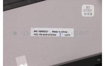 Lenovo 5CB1D70704 COVER Lower Case L 21B1