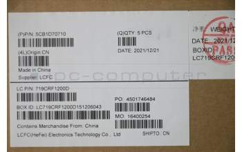 Lenovo 5CB1D70710 COVER Upper Case ASM_ITA L21B1