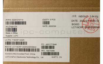 Lenovo 5CB1D70714 COVER Upper Case ASM_GRE L21B1