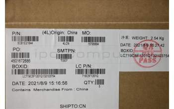 Lenovo 5CB1E21644 COVER Upper Case ASM_ENG 5M GLD NC