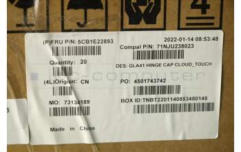 Lenovo 5CB1E22893 COVER Hinge Cover C 82L7 Cloud for touch