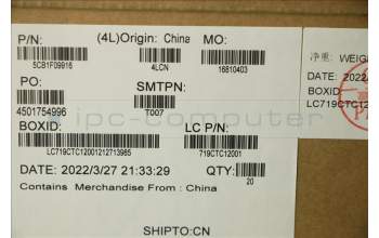 Lenovo 5CB1F09916 COVER Hinge Cover L 82LX AB