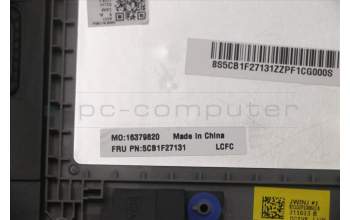 Lenovo 5CB1F27131 C-Cover with keyboard,Russian,Cloud Grey,Non_Backlight,Non_Fingerprint
