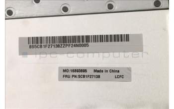 Lenovo 5CB1F27138 COVER Upper Case ASM_BEL L82LX NFPCG
