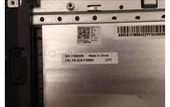Lenovo 5CB1F36584 COVER Upper Case ASM_ARA L82QY BK_TEX