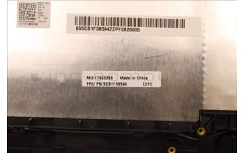 Lenovo 5CB1F36594 COVER Upper Case ASM_GRE L82QY BK_TEX