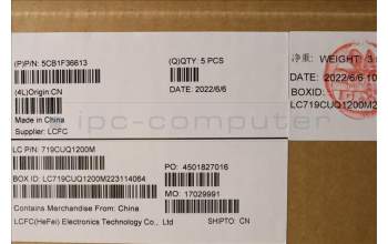 Lenovo 5CB1F36613 COVER Upper Case ASM_UKE L82QY BK_TEX