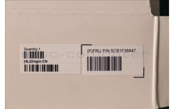 Lenovo 5CB1F36847 COVER Upper Case ASM_CZE/SLK H82QQSGDIS