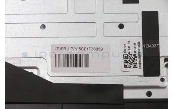 Lenovo 5CB1F36859 C-Cover with keyboard,Italian,Slate Grey