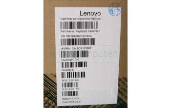 Lenovo 5CB1F36881 COVER Upper Case ASM_EURO ENGH82QQSGUMA