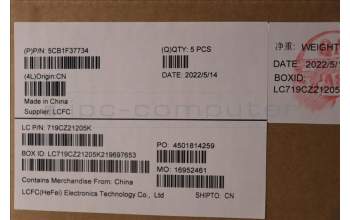 Lenovo 5CB1F37734 COVER Upper Case ASM_BEL L82RF SG w/RGB