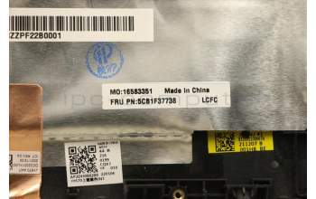 Lenovo 5CB1F37738 COVER Upper Case ASM_ENG L82RF SG w/RGB