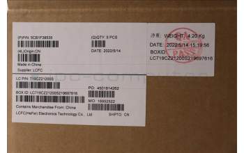 Lenovo 5CB1F38535 COVER Upper Case ASM_ITA L82RF SG w/WH