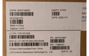 Lenovo 5CB1F39063 COVER Upper Case ASM_UKR L82RB STGY