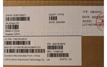 Lenovo 5CB1F39071 COVER Upper Case ASM_EUROENGL82RBSTGYRGB