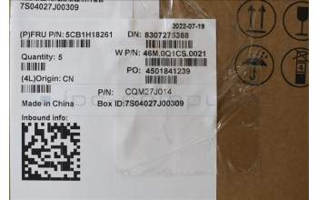 Lenovo 5CB1H18261 COVER Upper Case ASM_HBW W 21AR AG