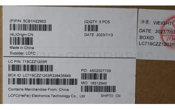 Lenovo 5CB1H22903 COVER Upper Case ASM_KOR L82RC CLGY RGB