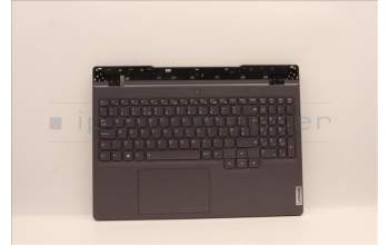 Lenovo 5CB1H23696 C-Cover with keyboard,UK English,Storm Grey,RGB Backlight