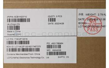 Lenovo 5CB1H23710 COVER Upper Case ASM_ITA L82LU GREY