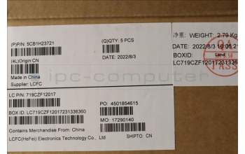 Lenovo 5CB1H23721 COVER Upper Case ASM_THAI L82LU GREY