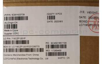 Lenovo 5CB1H23739 COVER Upper Case ASM_ARA L82LU OAT