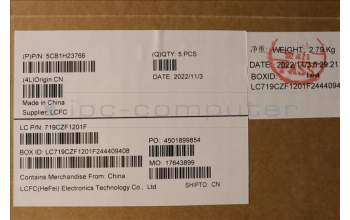 Lenovo 5CB1H23766 COVER Upper Case ASM_THAI L82LU OAT