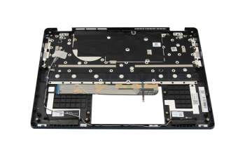 5CB1H24591 original Lenovo keyboard incl. topcase DE (german) blue/blue with backlight