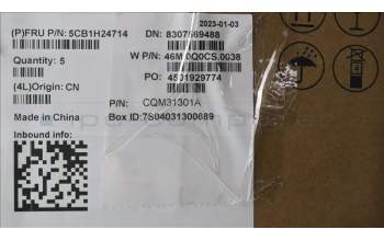 Lenovo 5CB1H24714 COVER Upper Case ASM_BEL W 21AT SG